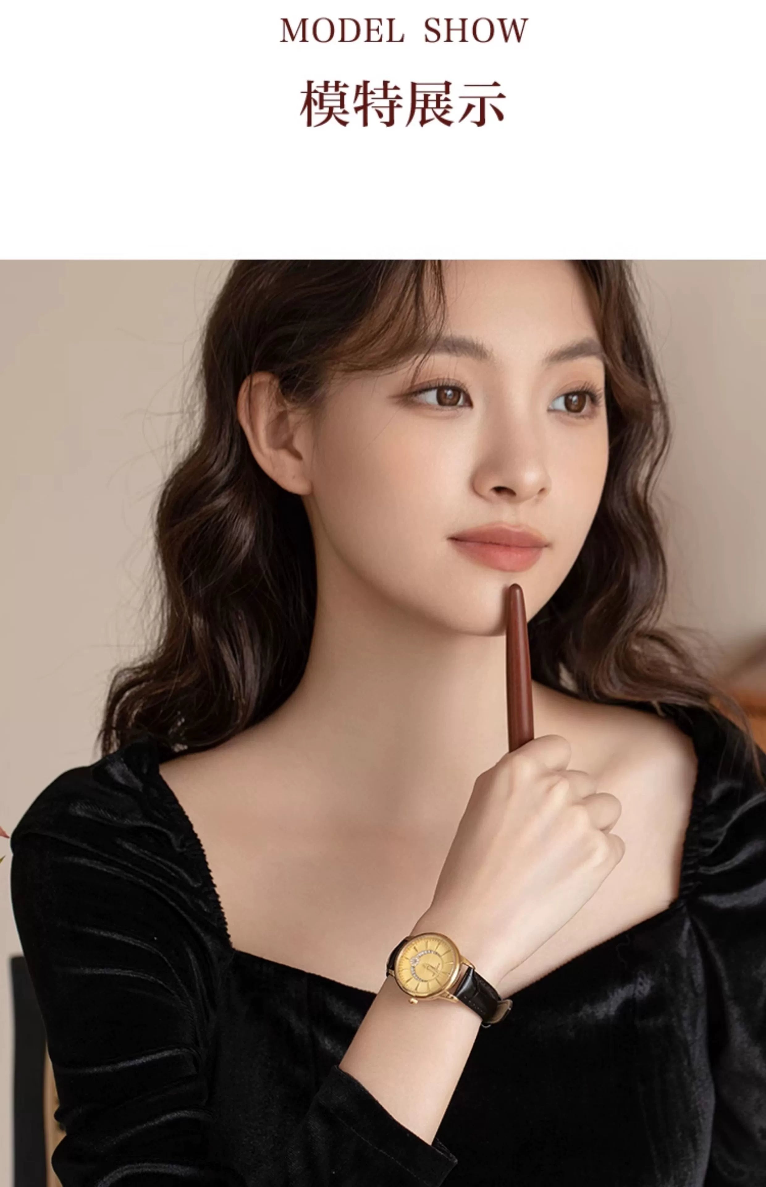 高端小金表2025新款正品复古女士手表防水名牌皮带轻奢小众送礼物