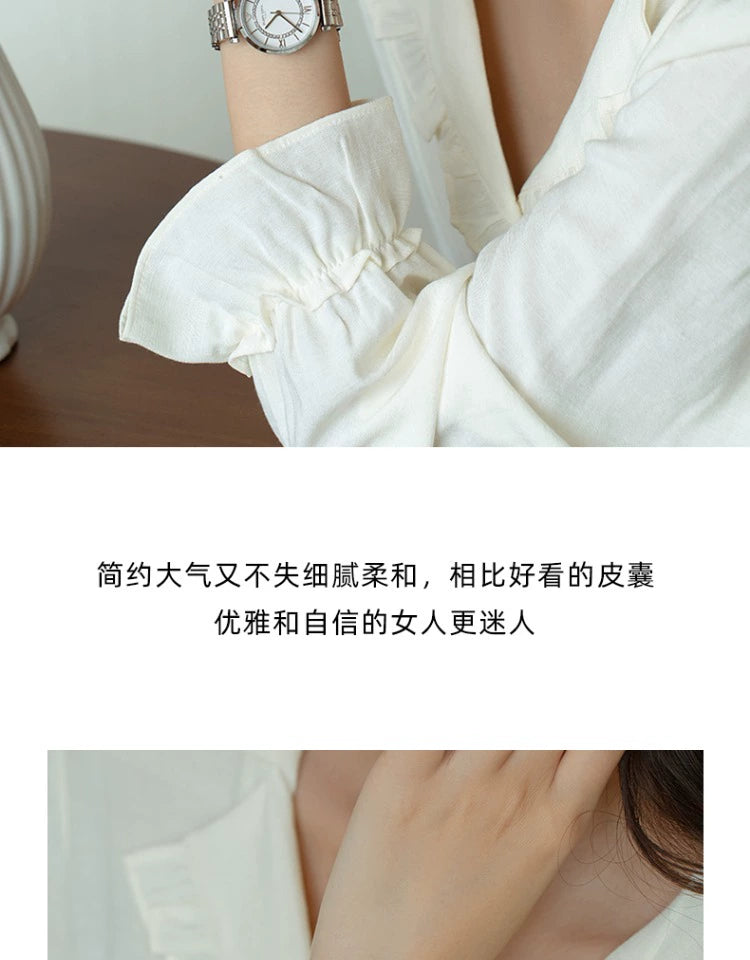 摩天轮满天星镶钻2025新款正品时尚防水女士手表轻奢小众名牌女表