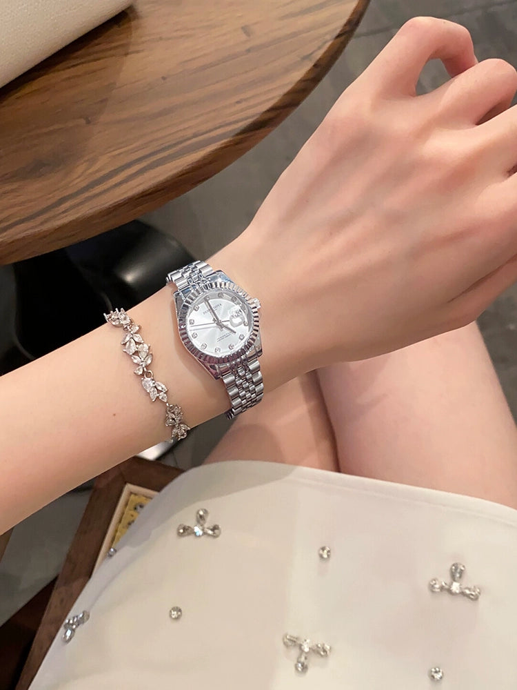 Nhật Ký Thụy Sĩ Thương Hiệu Nổi Tiếng Đồng Hồ Nữ Cao Cấp Mới 2025 Kim Cương Sang Trọng Nhẹ Dành Cho Phụ Nữ Tinh Tế Cổ Tay Không Thấm Nước