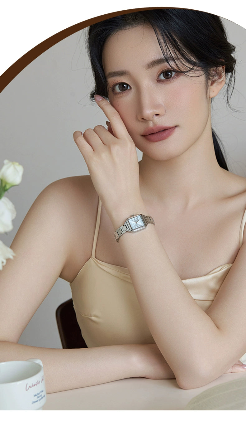 2025新款方糖手表正品女士女生轻奢小众简约气质罗马女款高颜值表