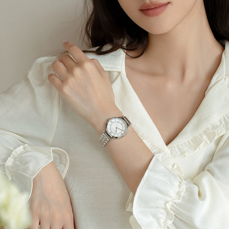 摩天轮满天星镶钻2025新款正品时尚防水女士手表轻奢小众名牌女表
