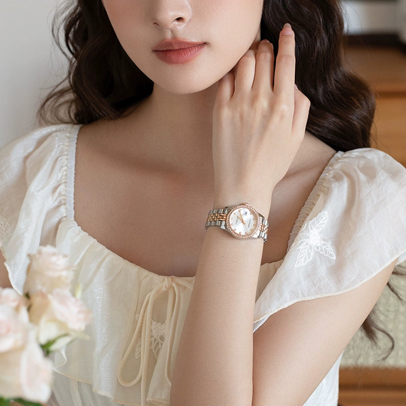 日志高端名牌2025新款手表女款轻奢小众气质正品女士女生精致防水