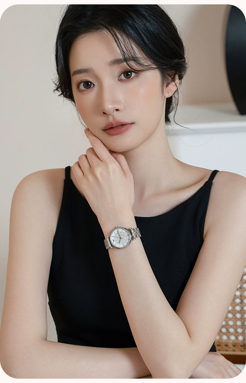 璀璨满天星2025新款手表女小众轻奢学生名牌正品女士简约高级气质