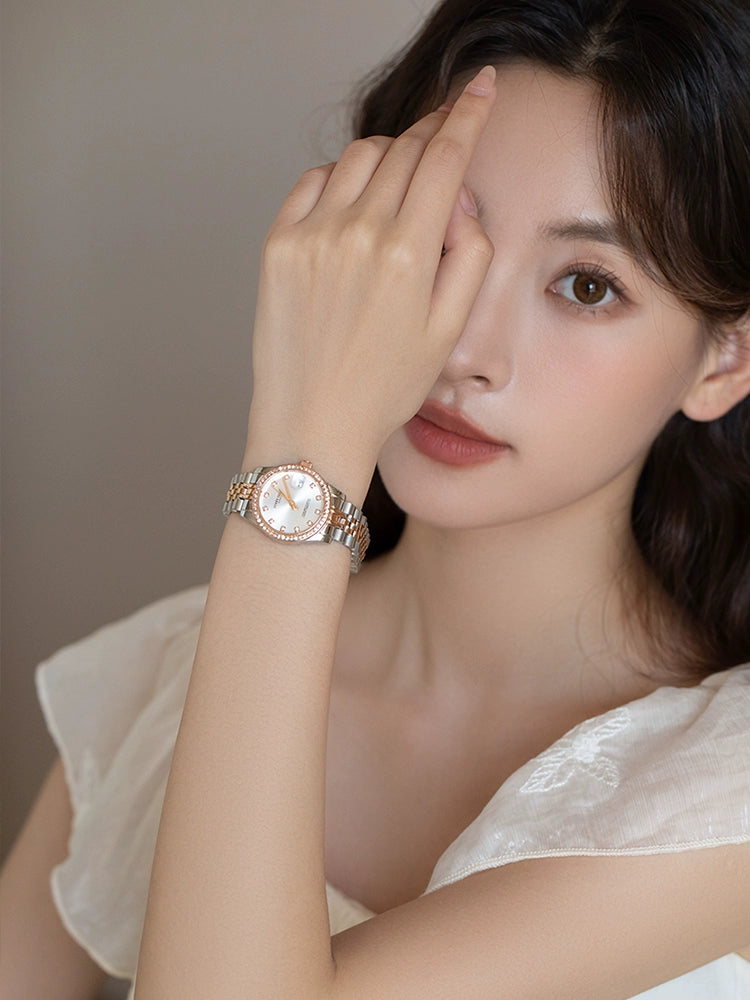日志高端名牌2025新款手表女款轻奢小众气质正品女士女生精致防水